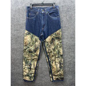 Vintage Prison Blues True Timber Camo Jeans Mens 32x32 Brush Double Knee USA